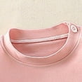 thumbnail image 4 of Girls' Pajamas Long Sleeve Tee and Pants Organic Cotton PJ Set 6-12 Months 12-24 Months 2t 3t 4t 5t 6t 7t 8t 9t Children(Light Pink,3-6 Months), 4 of 6