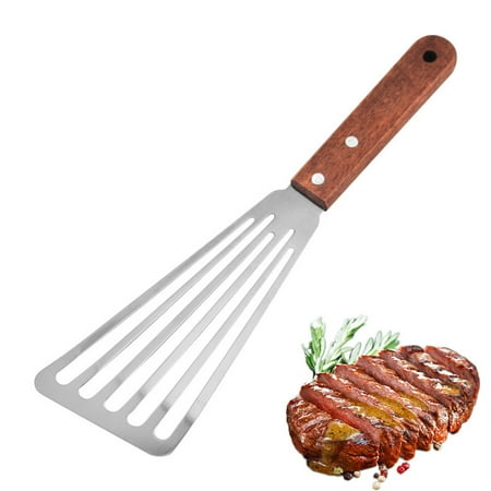 

Stainless Steel Fish Shovel Steak Cooking Spatula Leak Shovel Teppanyaki Meat Heavy Duty Onward Grill Pro 40240 16 Stainless Steel Turner Cooking Items for Air Fryer Serving Set Cooking Teal