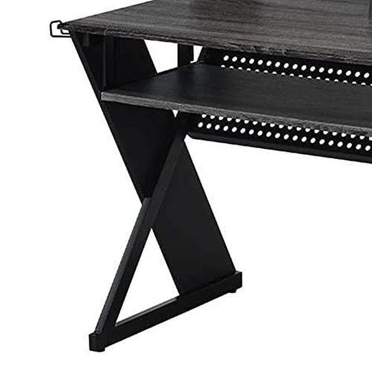 Acme Furniture Annette Black Music Studio Desk with Keyboard Tray