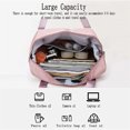 thumbnail image 4 of Kmbangi Sac de Voyage Grande Capacité Motifs Lettres Sac de Rangement Sac à Main, 4 of 4