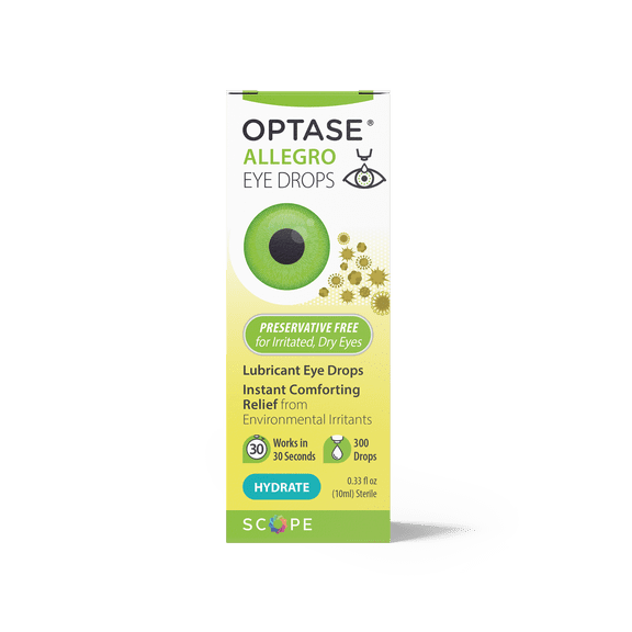 OPTASE Allegro Eye Drops - Quickly Lubricates the Eye by Creating a More Protective Tear Film.