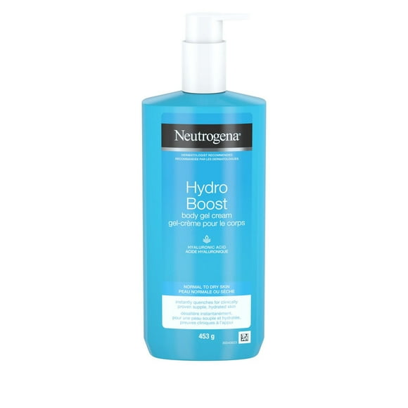 Neutrogena Hydro Boost Gel Body Cream for Dry Skin with Hyaluronic Acid, 453 g