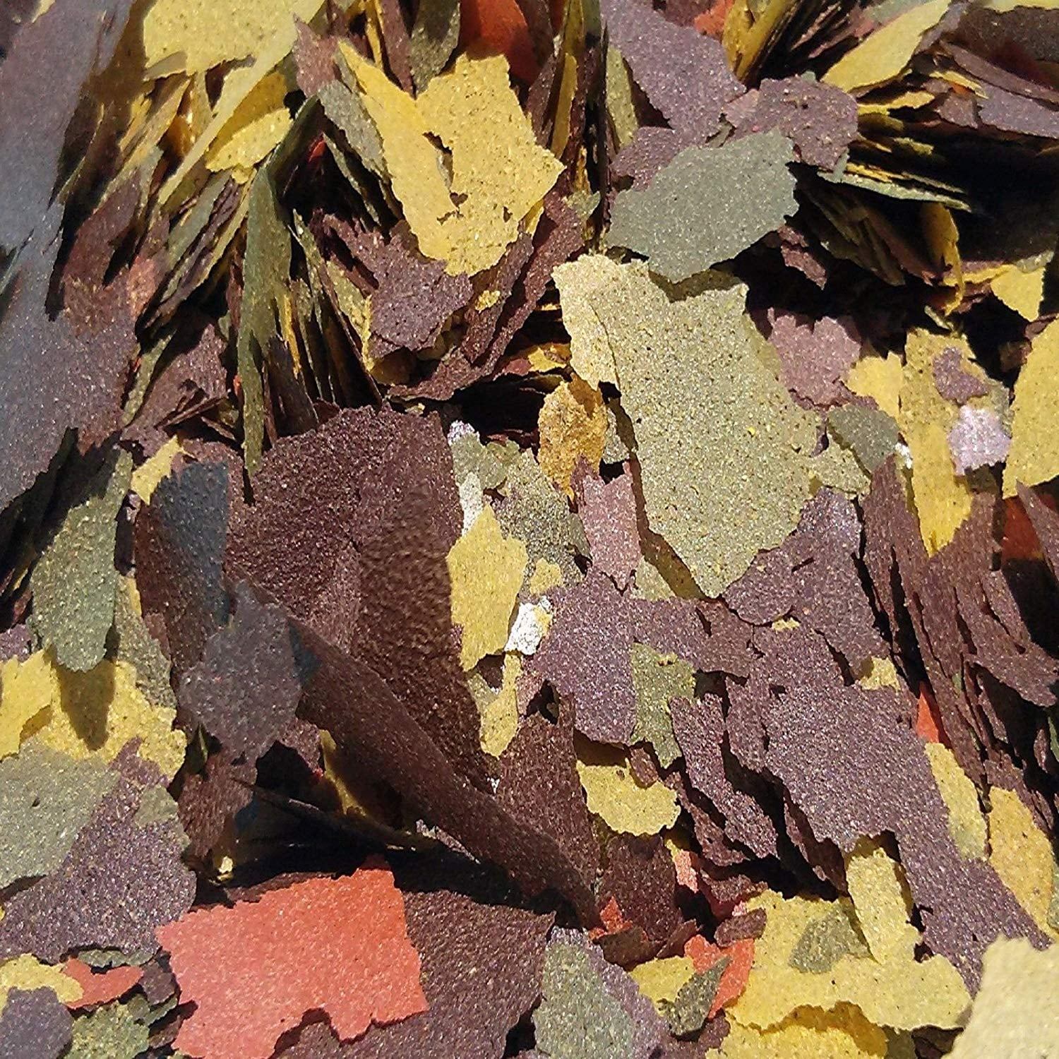 Aquatic Foods 45% Blackworm & Marine Flake Blend, ULTRA Premimum Tropical Fish Flakes - 1-lb