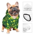 thumbnail image 3 of Xecao Tennis Balls Pattern Sweatshirts Winter Pet Dog Hoodie Puppy Coat Dog Sweaters Dog Clothes with Hat Dog Clothes Costume Outfit,Small Pets Wear-Small, 3 of 7