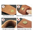 thumbnail image 3 of Lighter Holder With Pocket Belt , PU Leather Lighter Pouch Holder Case, Anti Scratch Protective Storage Case, 3 of 8