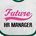 thumbnail image 4 of Inktastic Future HR Manager Boys Baby Bib, 4 of 4