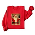 thumbnail image 6 of Uootdi Gift Christmas Sweatshirt for Women Cute Santa Claus Print Graphic Pullover Sweaters Winter Clothing for Women, 6 of 8