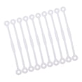 thumbnail image 3 of Almencla 10 Pieces Set Squash Racket Tennis Anti Vibration Shock Absorber Silicone Tennis Clear, 3 of 8