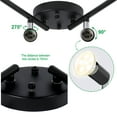 thumbnail image 5 of Aiboo 18.50 Inches 4 Light Matte Black Finish Track Lighting Sets, 5 of 7