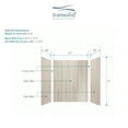 thumbnail image 5 of Transolid Ewk604872 Expressions 60" W X 48" D X 72" H Three Panel Shower Wall Kit -, 5 of 6