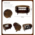 thumbnail image 2 of CoTa Global Wooden Wine Rack Free Standing Floor with Rustic Wooden Barrel Stackable Holder Design for Display and Storage of Bottle Wines and Home Decoration - Freestanding Wine Racks & Cabinets, 2 of 2