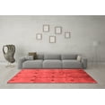 thumbnail image 3 of Ahgly Company Indoor Square Oriental Red Industrial Area Rugs, 7' Square, 3 of 4