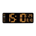 thumbnail image 3 of Reloj despertador digital con fecha Pantalla de temperatura salida Pequeño-Naranja Zulema reloj electronico, 3 of 8