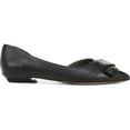 thumbnail image 2 of Franco Sarto Women's Black Leather Elisha 2 Half d'Orsay Pointed Toe Flats 9M, 2 of 5