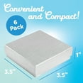 thumbnail image 3 of Prestige & Fancy Luxury Silver Jewelry Boxes, Cotton-Filled Cardboard Gift Boxes with Lids for Bracelets, Earrings, and Small Accessories, 3.5 x 3.5 x 1 in, 6-Pack, 3 of 8