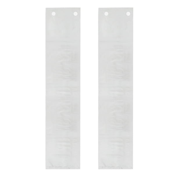 Uxcell 28x5" Bolsa de paraguas húmeda, bolsas de lluvia desechables transparentes, funda grande para paraguas, paquete de 200