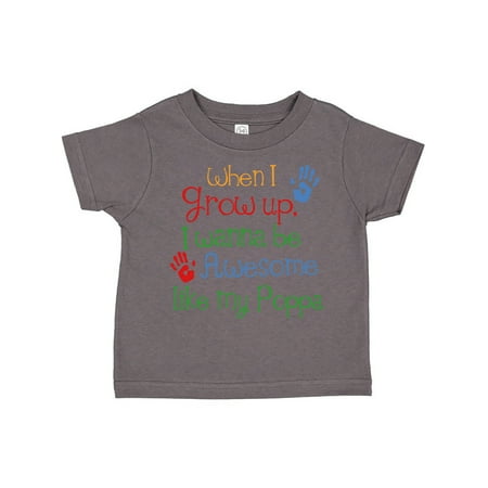 

Inktastic Awesome Like Poppa Gift Toddler Boy or Toddler Girl T-Shirt
