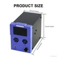 thumbnail image 6 of 600W Hot Air Rework Soldering Station With Temperature Control, Adjustable Air Volume, Digital Display For SMD Soldering With 3 Hot Air Nozzles, 6 of 8