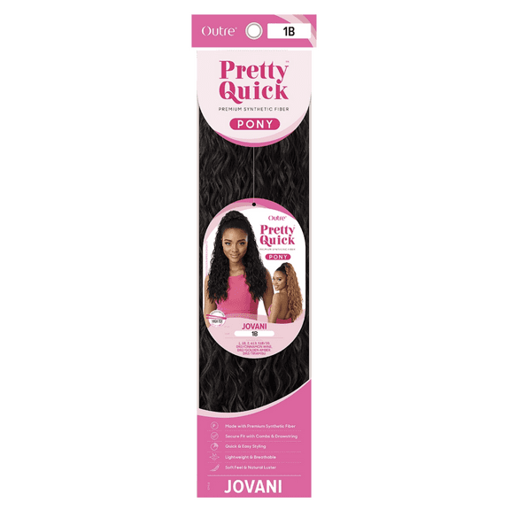 Outre Pretty Quick Drawstring Pony - JOVANI  (#DR2/CINWN)