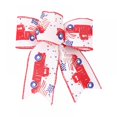 thumbnail image 3 of 5 PCS Rocky Mountain Goods Red Bow - Christmas Wreath Bow - Great for Large Gifts - Indoor/Outdoor use - Waterproof Velvet, 3 of 8