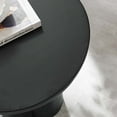 thumbnail image 3 of Caspian Round Concrete Side Table in Black, 3 of 10