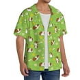 thumbnail image 2 of Kdxio Men'S Hawaiian Shirt For Men Short Sleeve Shirt Guinea Pigs Summer Casual Holiday Beach Button Down T-Shirts, 2 of 5
