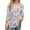 Pink, variant on yunLCZ Women's Button Down Shirts 3/4 Length Sleeve Womens Tops Round Neck Casual Tunic Tops Basic Pleated Shirts Loose Fit 2025 Women's Button Down Shirts