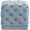 Sky Blue, variant on Meridian Furniture Stella Contemporary Velvet Ottoman/Stool in Cream