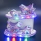 thumbnail image 1 of Zapatos de verano para niños de Disney, sandalias con punta de malla para niñas elsa, zapatos de playa a la moda, sandalias con luz led de fondo suave de princesa congelada, plantilla de 21,2 CM Gao Jinjia LED, 1 of 2