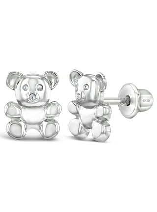 Children's Teddy Bear Earrings