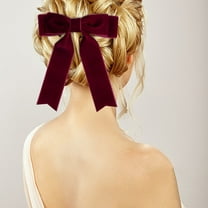 Kokovifyves Clearance Hair Bow Hair Clips Christmas Bows Hair Clips for Women Cream Bow Black Bow for Hair Beige Bow Clips Hair Ribbon Bow Clips Cute Hair Accessories