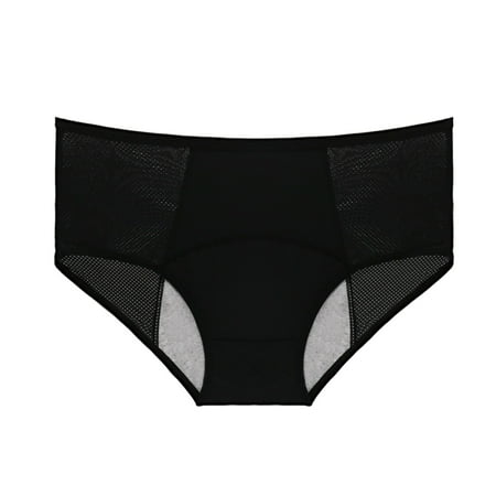 

CLZOUD Woman s Underwear Nylon Women Mid Waist Breathable Before and After Eriod Leakproof Pants Panties Xxl