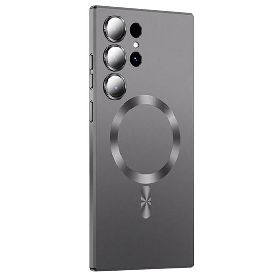 Jiahe Cover for Samsung Galaxy S22, Compatible with MagSafe Case,Lightweight Shockproof Liquid Silicone Rubber Lens Protector TPU Slim Case Cover, gray