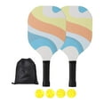 thumbnail image 4 of Raqueta de pickleball, raqueta de pickleball, que incluye 2 raquetas y 4 pelotas. Raquetas de Pickleball para patios, torneos de interior y exterior., 4 of 8