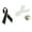 C, variant on Black Ribbon Pins Mental Health Skin Cancer Awareness Pin Lapel Ribbon Brooch Badges Funeral Memorial Pins