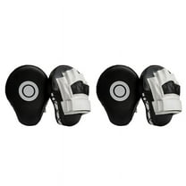 2X Boxing Leather Punch Focus Mitts,Target Training Hand Pads for Karate, Muay Thai Kick, Sparring, Dojo, Martial Arts