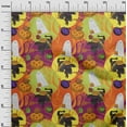 thumbnail image 3 of oneOone Silk Tabby Orange Fabric Halloween Fabric For Sewing Printed Craft Fabric By The Yard 42 Inch Wide, 3 of 4