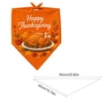 thumbnail image 4 of AYktou Fall Dog Bandanas, Thanksgiving Pet Bandana Reversible Adjustable Dog Neck Scarf, Cute Washable Pet Scarves for Halloween Holiday Parties Photography Medium Large Dogs Festive Dress Up, 4 of 7