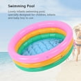 thumbnail image 3 of Fdit Children Soft Inflatable Swimming Pool Kids Boy Round Shape Bright Color Baby Basin Pool,Swimming Pool, 3 of 8