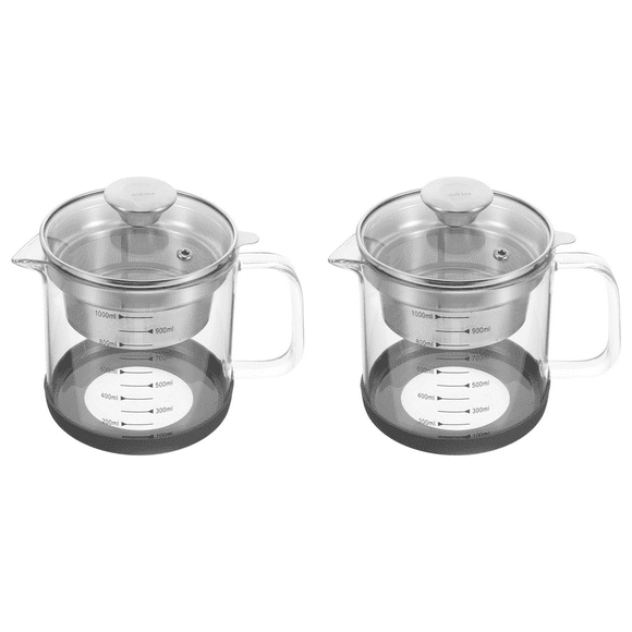 2X Food Strainer Nut Milk Bag Yogurt Strainer Stainless Steel Iced Tea Pitcher Juice Beverage Carafe with Scale