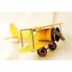 thumbnail image 3 of Modelo de Avión de Hélice Retro LIUXGMXG de Hierro Forjado Amarillo, 3 of 3