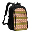 thumbnail image 1 of Gaeub Aztec Print Laptop Backpack,Business Travel Durable Laptops Backpack with USB Charging Port,Water Resistant College Computer Bag for Women & Men, 1 of 7