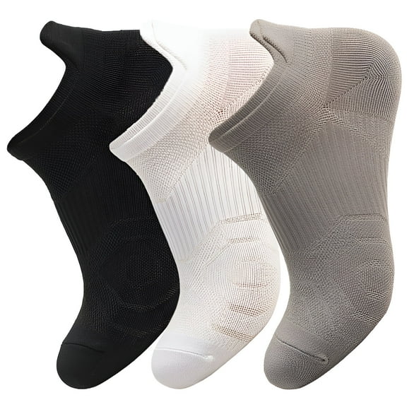 TELOLY 3Pairs Mens Socks9-13Mens Ankle Socks Size 9-11 Men's Socks ,Colormixing1