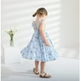 thumbnail image 3 of Happy Town Kids Toddler Girls Dress Princess Sleeveless Beach Butterfly Sundress, 3 of 8