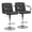Black, variant on edx Bar Stools Set of 2 with PU Leather, Swivel High Back Bar Stools with Handles for Kitchen Island, Black