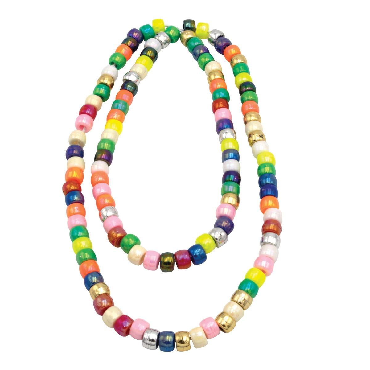 Dixon Metallic 6mm Pony Beads - 1,500 Pieces