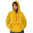 thumbnail image 3 of You Decide Happy Sad Emoticon Cute Hoodie Sweatshirt Women Men Brisco Brands 2X, 3 of 6