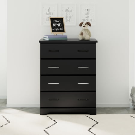 Storkcraft Brookside 4 Drawer Chest - Black