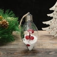 thumbnail image 2 of Christmas Decorations Double Pointed Sphere Christmas Tree Pendant Indoor Creative Transparent Light Emitting Led Christmas Ball, 2 of 4