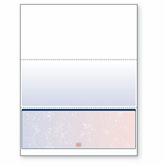8-1/2 Pieds' x 11 Pouces Premier Carreaux Laser Prismatiques Bleu/rouge, Position Inférieure, 24 Stock (Carton de 2500)